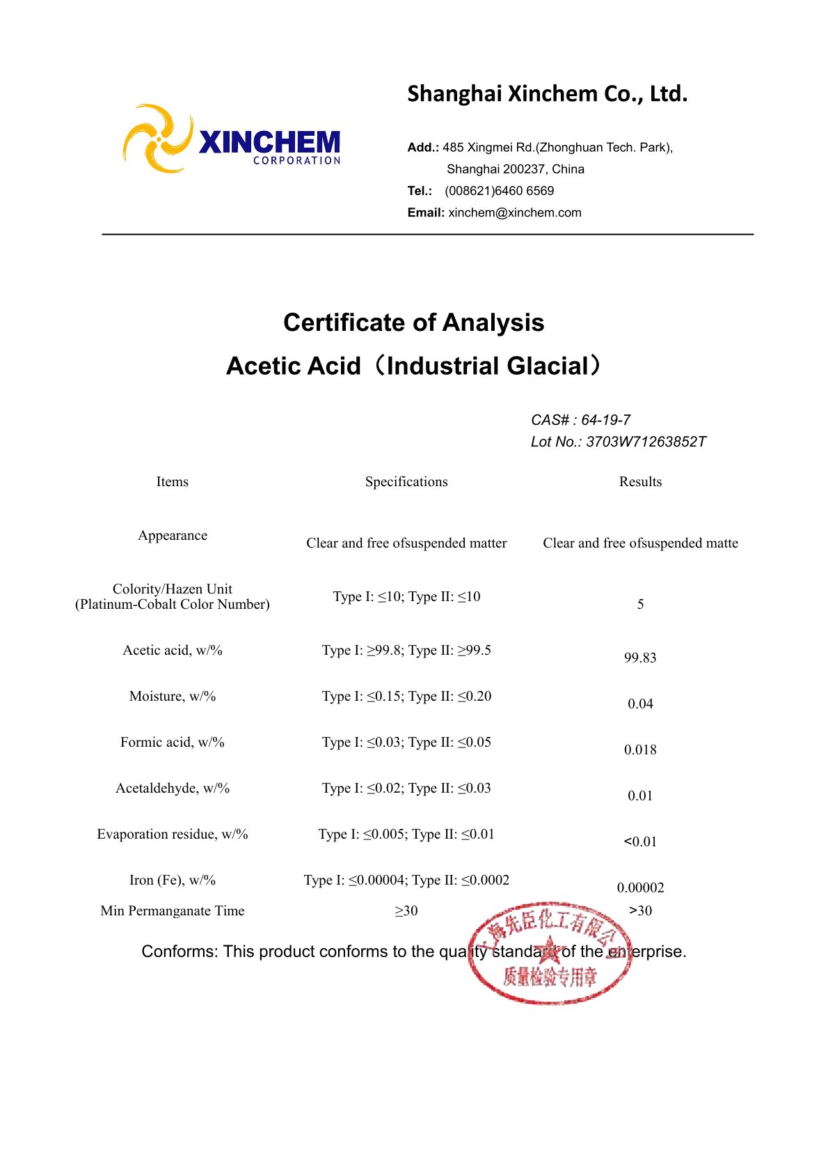 acetic-acid-glacialcas 64-19-7