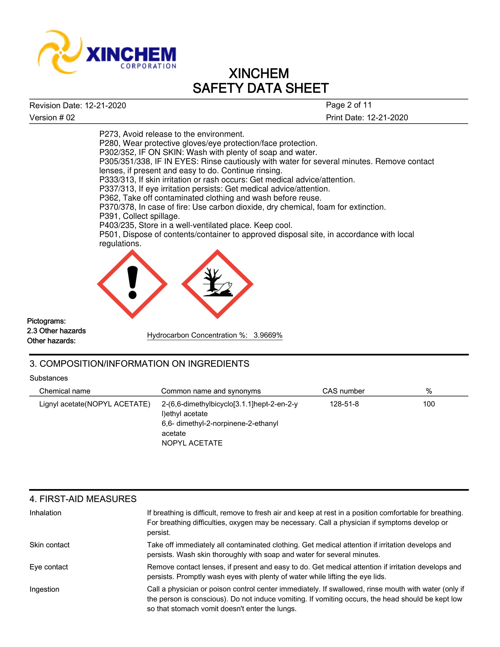 2.Hопилацетат 9ATE4600 128-51-8 MSDS-02