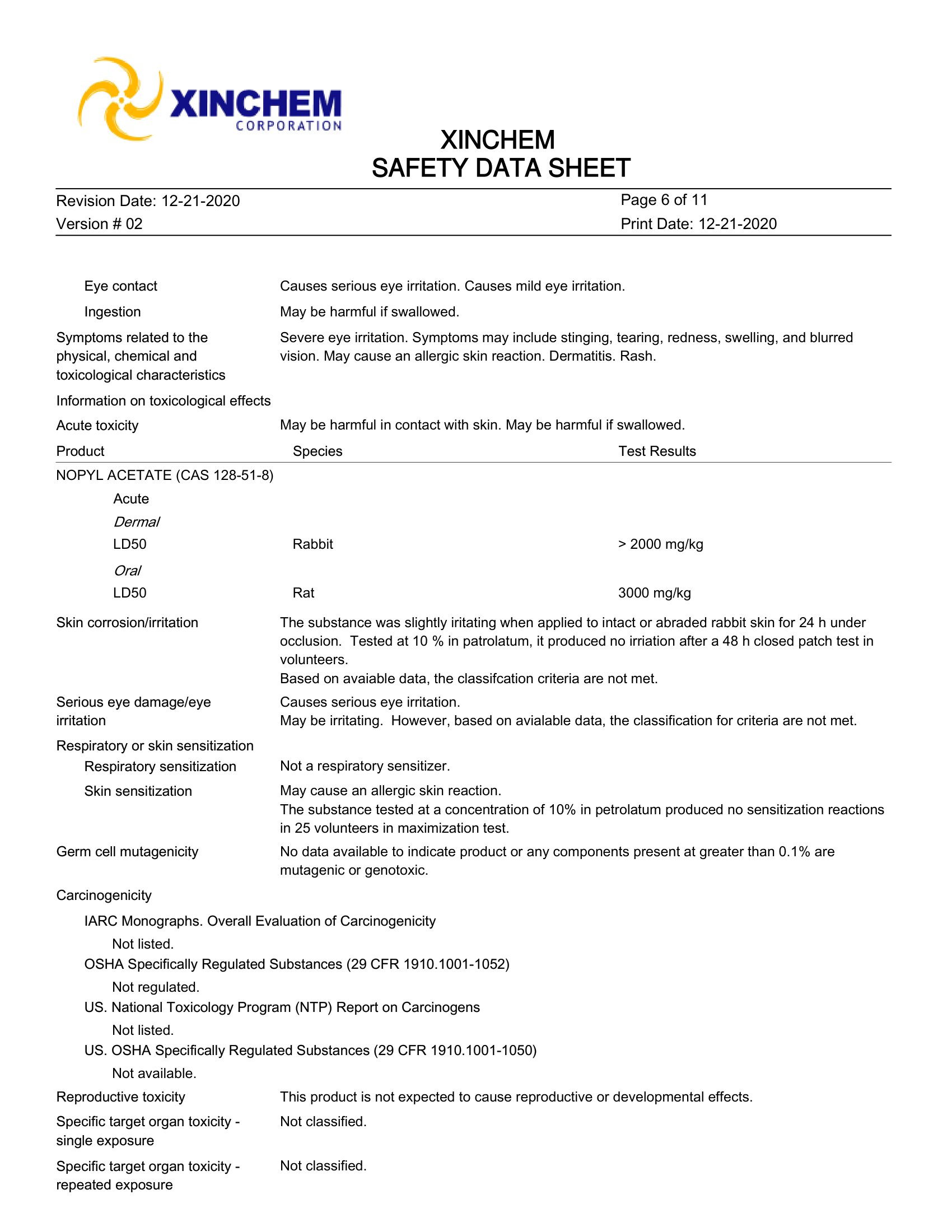 2.Hопилацетат 9ATE4600 128-51-8 MSDS-06