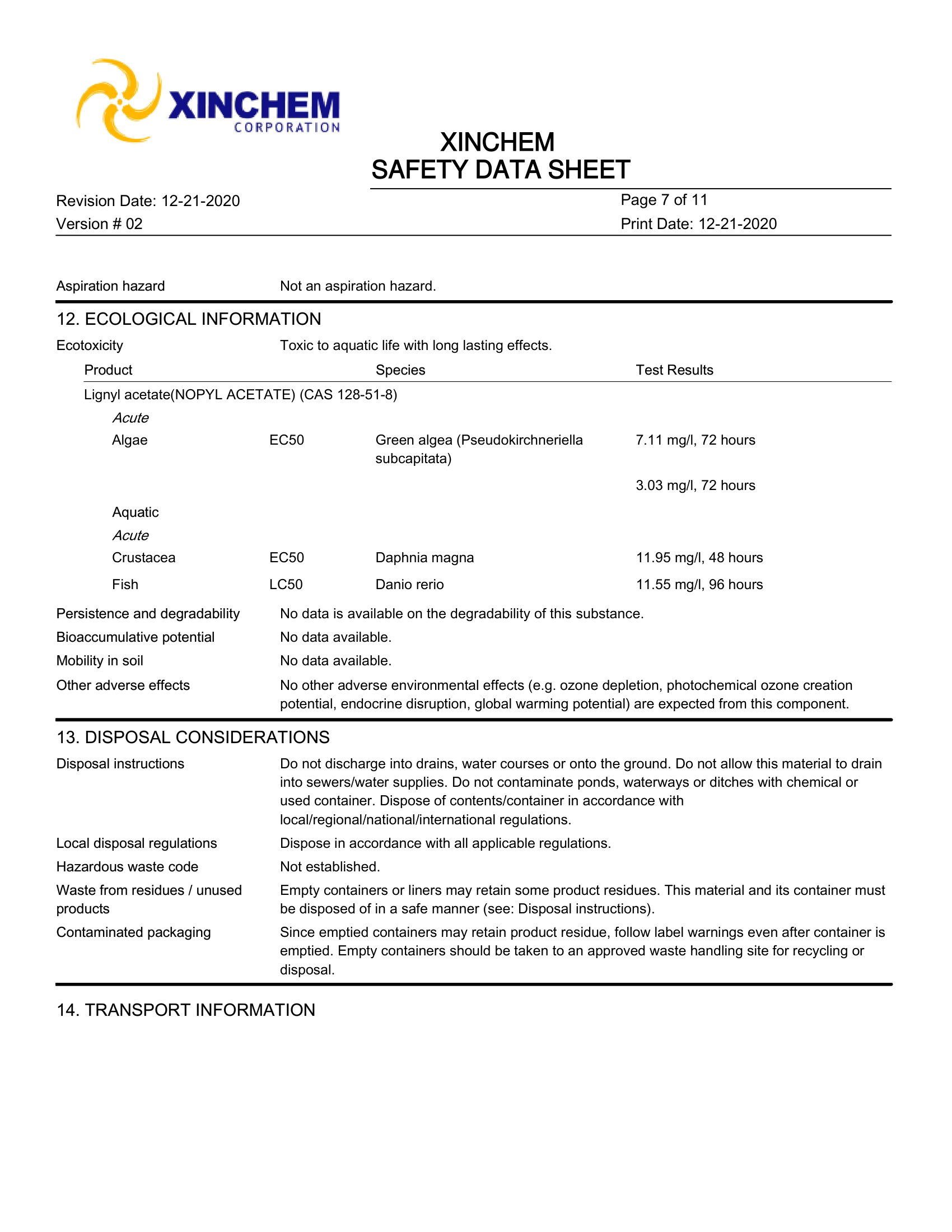 2.Hопилацетат 9ATE4600 128-51-8 MSDS-07