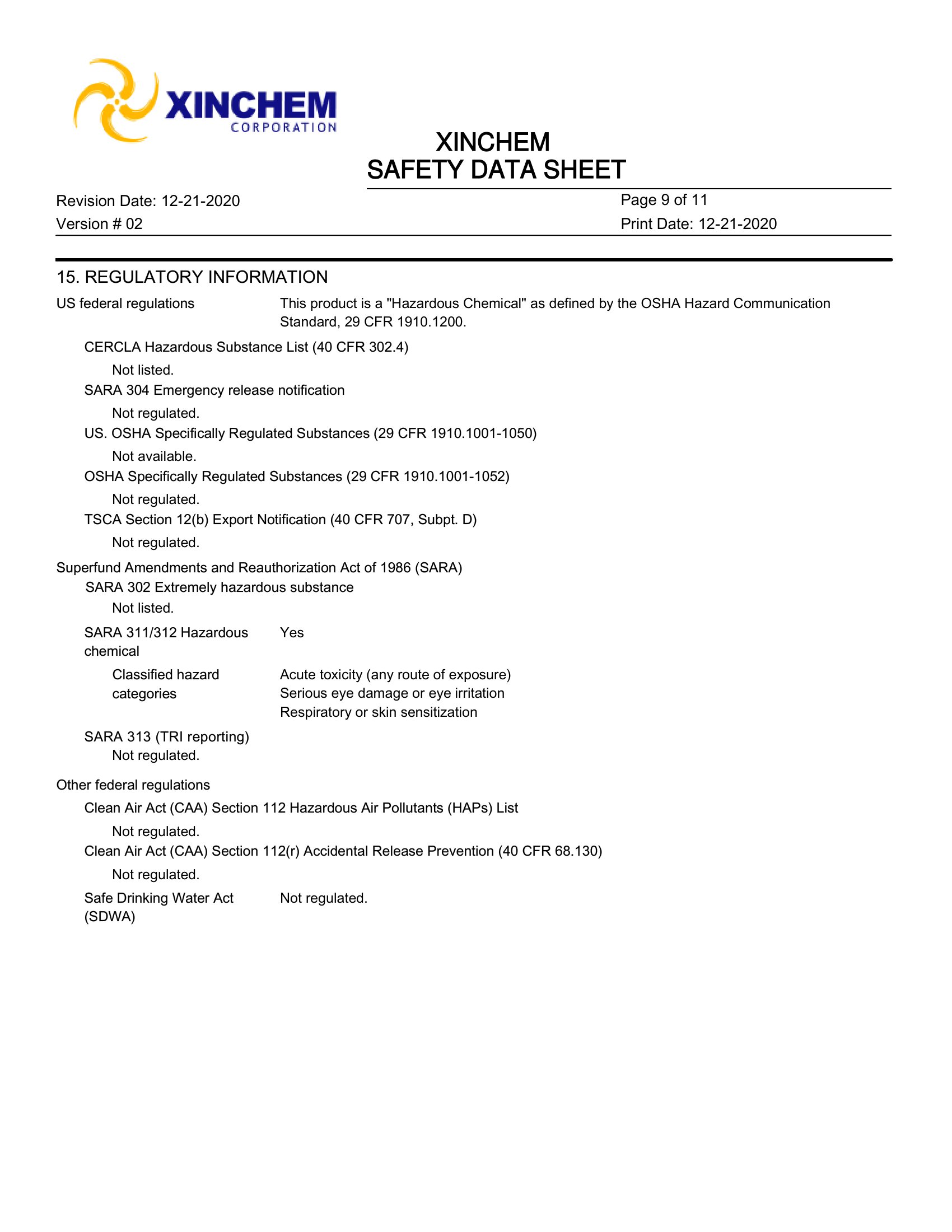 2.Hопилацетат 9ATE4600 128-51-8 MSDS-09