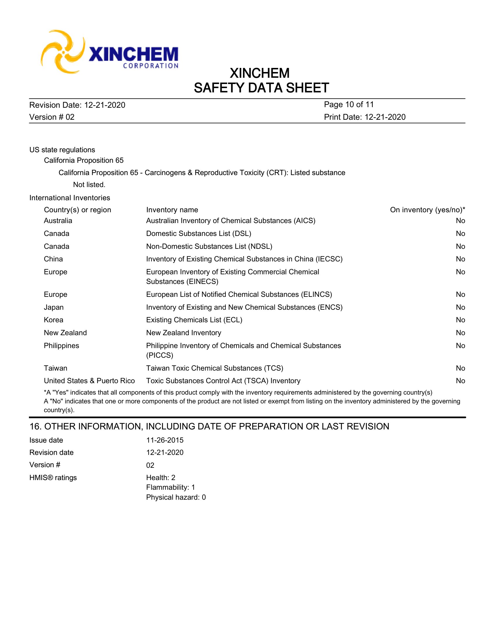 2.Hопилацетат 9ATE4600 128-51-8 MSDS-10