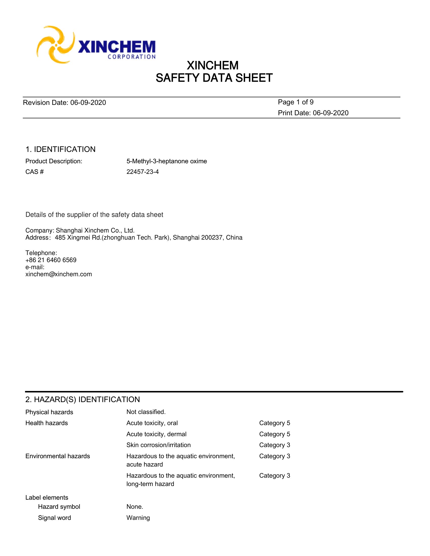 7.Стемон STEMONE 22457-23-4 MSDS-1