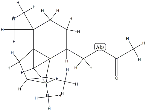 octahydro-7,7,8,8-tetramethyl-2,3b-methano-3bH-cyclopenta[1,3]cyclopropa[1,2]benzene-4-methyl acetate(CAS#59056-62-1)